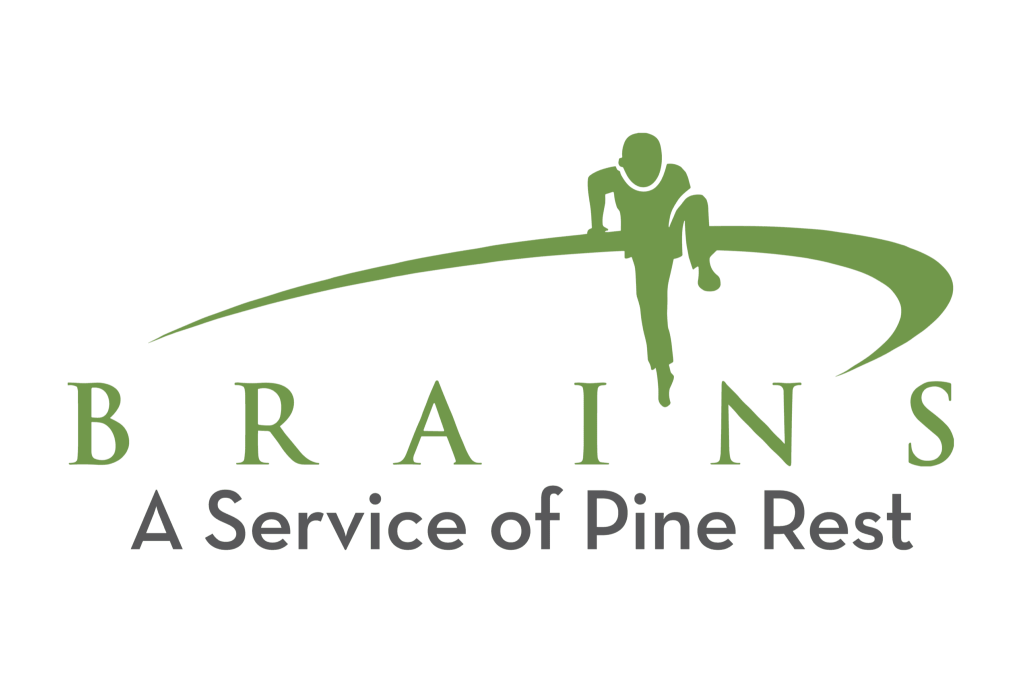 Logo for BRAINS: A Service of Pine Rest.