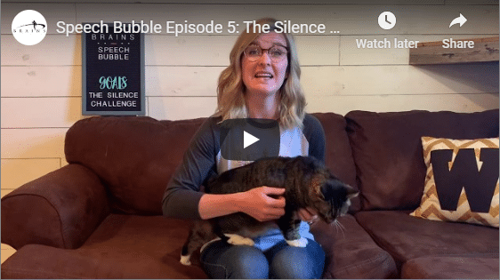 speech bubble episode 5 video graphic