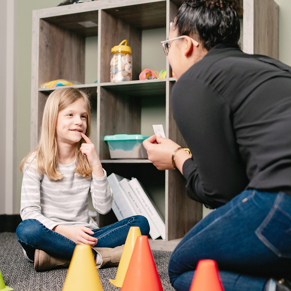 We enjoy helping children with their speech